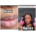 KIT LÈVRES 3-EN-1 EXFOLIE , NOURRIT & BRILLANT