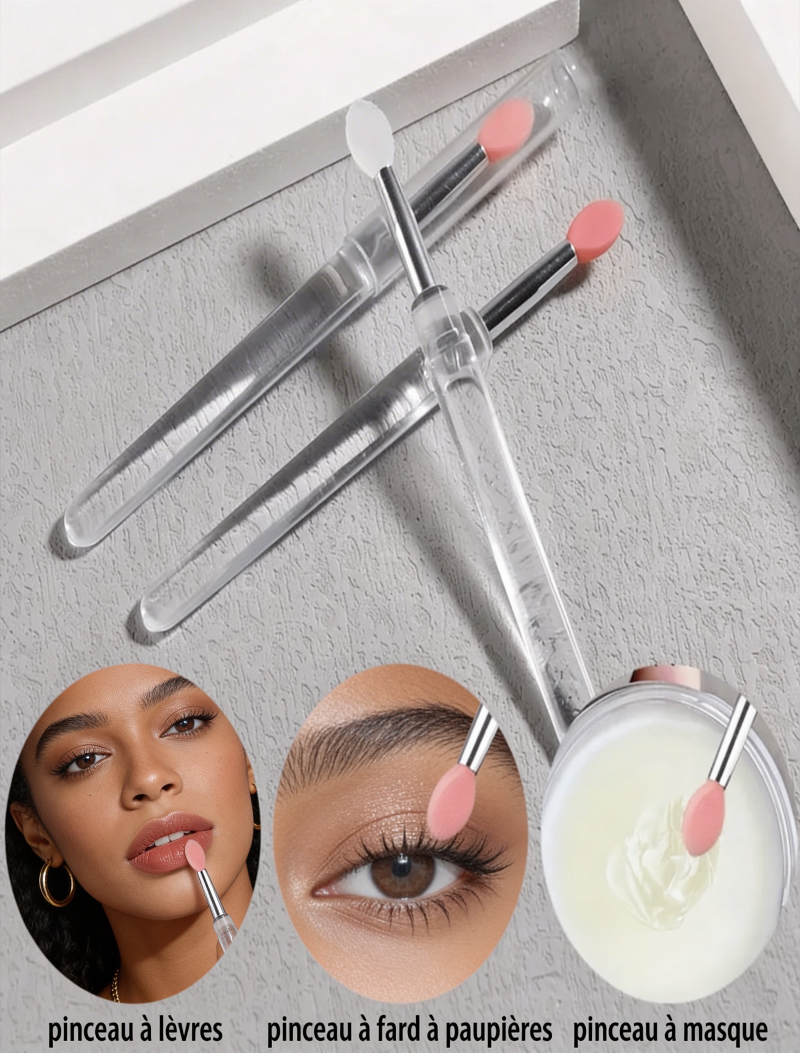 PINCEAU A LEVRE EN SILICONE