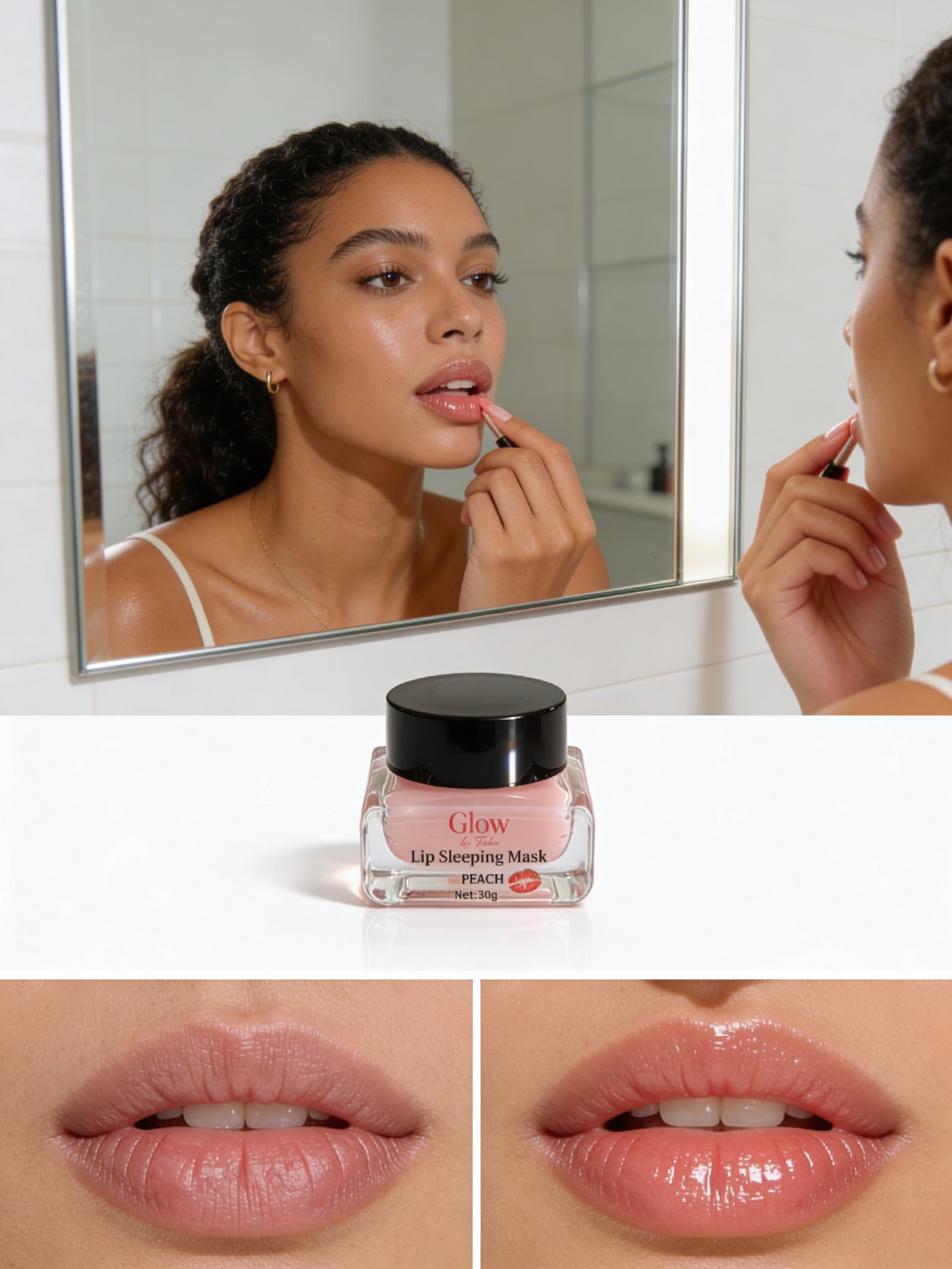 LIP SLEEPING MASK for soft and hydrated lips: NOURISHING