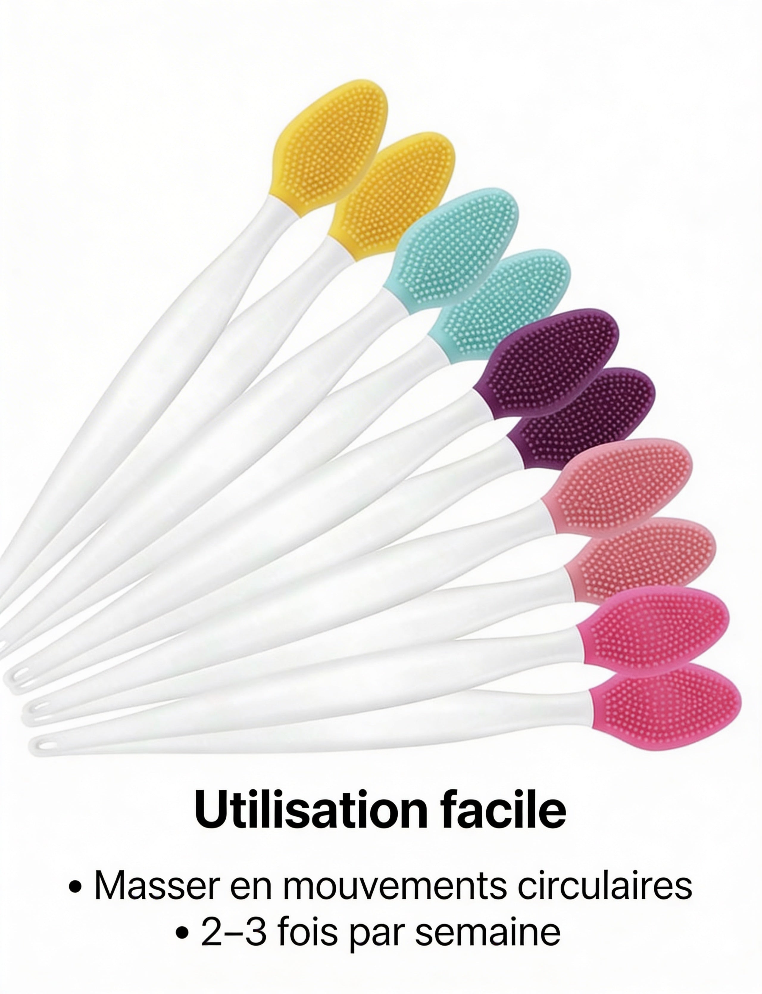 BROSSE SILICONE EXFOLIANTE POUR LEVRES